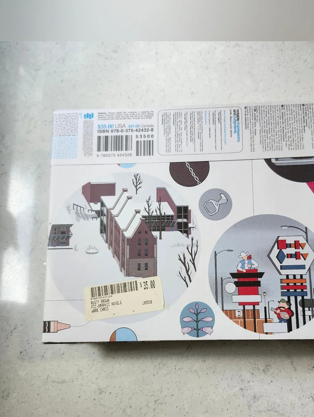 Rusty Brown by Chris Ware Hardcover HC Pantheon Books First Edition